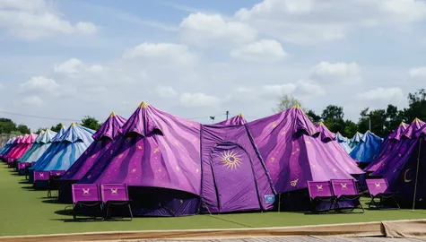 canopy pop up tent 10' x 20' with Church Sidewalls, White Oztent RX-5 Deluxe Review Weight_70kg+ quality materials. TentBox Colour:Forest
